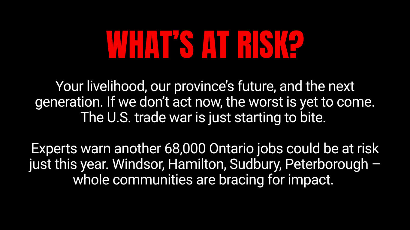 What's at risk? Your livelihood
